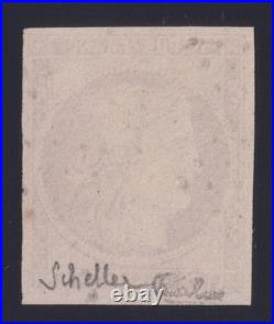 Lot 1068 n°6 Cérès 1fr carmin oblitéré étoile belle nuance SUP s. Scheller