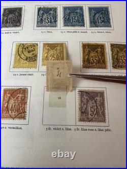 Lot 1087 Collection France 1849-1978 dt n°2,6,33, Bordeaux, caisses, 188A++