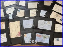 Lot 1197 Lot de lettres Cérès et Napoléon dt 14 bleu s/vert, n°15 coin de feu