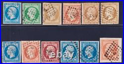 Lot 1483 Lot classiques entre n°11 & n°23 oblitérés AMBULANTS B/TB/SUP (x12)