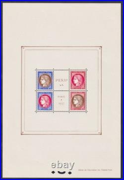 Lot 1650 Bloc-feuillet n°3 BF3 PEXIP Expo 1937 neuf TB SUP Signé Scheller