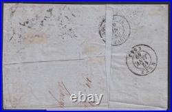 Lot 1769 n°3 Cérès 20c noir paire obl. Càd 9 JANVIER 49 s/ lettre TB Signé