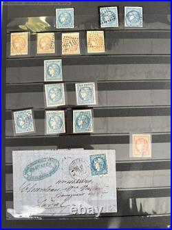 Lot 985 Collection timbres classiques France 2 albums variétés, nuances, etc++