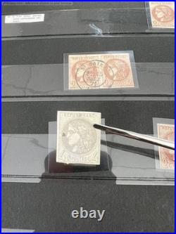 Lot 985 Collection timbres classiques France 2 albums variétés, nuances, etc++ Lot 985 Collection timbres classiques France 2 albums variétés, nuances, etc++