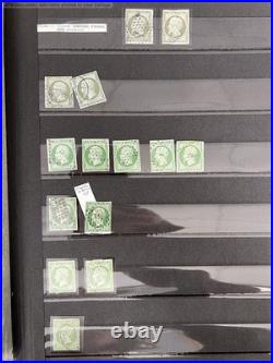 Lot 985 Collection timbres classiques France 2 albums variétés, nuances, etc++