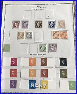 Lot/Collection timbres classiques dt n°1,2,5,6,16,17A, 33, bordeaux tous états