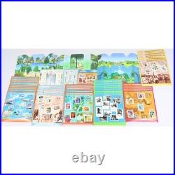 Lot De Blocs Feuillets Timbres Euros Avec Défauts Pour Affranchir Faciale 155