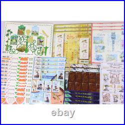 Lot De Blocs Feuillets Timbres Euros Avec Défauts Pour Affranchir Faciale 195