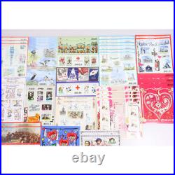 Lot De Blocs Feuillets Timbres Euros Avec Défauts Pour Affranchir Faciale 195