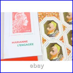 Lot De Timbres/blocs De France En Euros Neufs Entre 2017-2019 Faciale 198.31