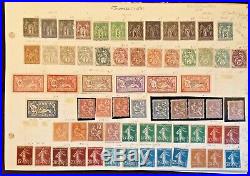 Lot/ collection timbres de France 1849-1970 dt bonnes valeurs +++