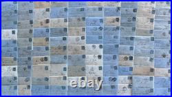 Lot de 100 lettres classiques au type sage, principalement N°90