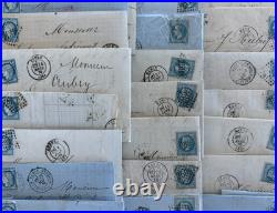Lot de 90 lettres avec N°29 et N°60 cachets variés