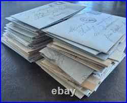 Lot de 90 lettres avec N°29 et N°60 cachets variés