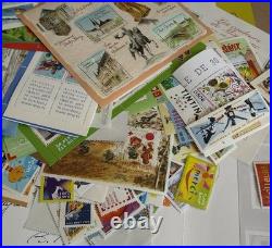 Lot de Timbres France neufs en Euros. Environ 223 Euros