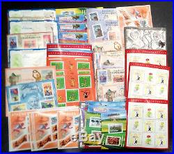 Lot de faciale 340 timbres à 0,50 (170) en Blocs pour Affranchissement