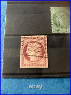 Lot timbres France classiques dont Cérès no 6 obliteration grille pas signé tb