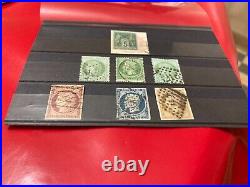 Lot timbres France classiques dont Cérès no 6 obliteration grille pas signé tb