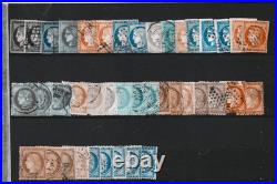 Lot timbres France oblitérés Cérès