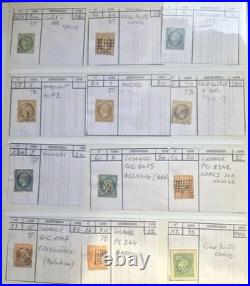 Lot timbres classiques Lettres