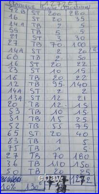 Lot timbres classiques Lettres