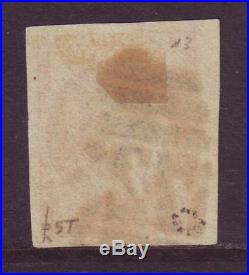 Maury n°48c, orange foncé, obli grille anglaise Southampton, signé Roumet, TTB