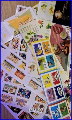 Mixte De 50 Carnets De 12 Timbres 5 Variétés