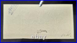 N° 120a + 143b + 123b Superbe Trio de Mersons Non Dentelés /TB Cert. Brun