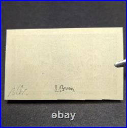 N° 120a + 143b + 123b Superbe Trio de Mersons Non Dentelés /TB Cert. Brun