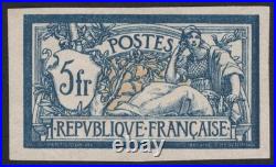 N° 120a + 143b + 123b Superbe Trio de Mersons Non Dentelés /TB Cert. Brun