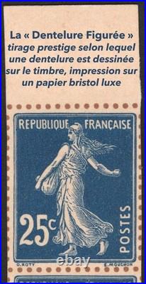N°137-142 Semeuse camée, Série PRESTIGE Dentelure figurée, Paires Cert. Brun R+