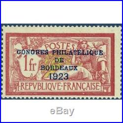 N° 182 Congrès Philatélique De Bordeaux, Timbre Neuf 1923