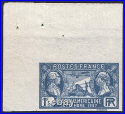 N°245a Légion Américaine 1f50 bleu Non Dentelé /TTB CDF Cert. Scheller