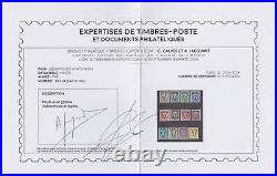 N°353-46 Libé Wurtemberg n°13/24 taxes RARE Signés & Certif. Calves