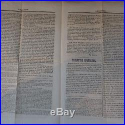 Napoléon N°19 Sur Journal Entier L'aigle Corse 5 Mai 1869 Genes Italie