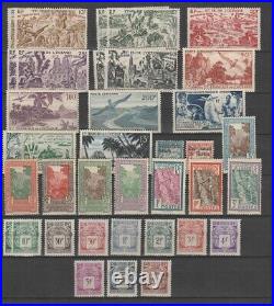 Océanie colonie Française lot de timbres neuf / cote plus de 750 euro