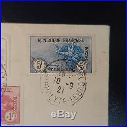 Orphelins Guerre N°148/155 Sur Lettre Cover Cad Paris IX R. Hippolyte Lebas 1921
