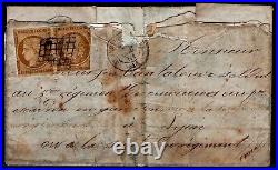 Paire de CERES 1 sur Lettre de St Sernin = Cote 1800 / Lot Classique France
