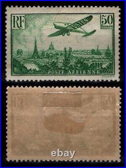Poste AÉRIENNE 14 Avion sur Paris, Neuf = Cote 1100 / Lot Timbre France
