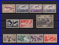 Poste Aérienne 1930/1959, entre n°7 et 37, neufs sans charnière COTE 970