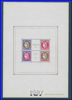 RARE SUPERBE Bloc Feuillet n°3 NEUF LUXE gomme d'origine intacte? 800