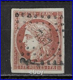 RARE SUPERBE CERES non dentelé YetT n°6 oblitéré petit clair? 1000