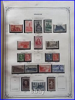 Rare Album de 71 pages regroupant des centaines de timbres 1849-1948