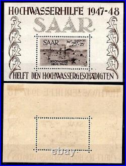 SARRE BLOC n°2, Neuf = Cote 400 / Lot Timbres COLONIES