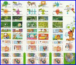SOUS FACIALE FRANCE 10 carnets = 100 timbres auto-adhésifs /lettre 20 grammes