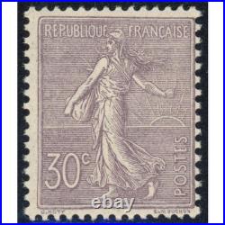 Semeuse Lignée N°133 Timbre Neuf De France Signé Jf Brun Année 1903 Cote 580