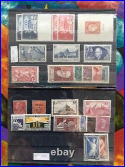 Series de1943/54 et divers timbres neufs