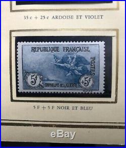 TIMBRES FRANCE YVERT 148 /155 SERIE ORPHELINS 1917 NEUFS xx avec Charnière