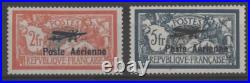 TIMBRES NEUFS DE POSTE AERIENNE No 1 et 2  signés