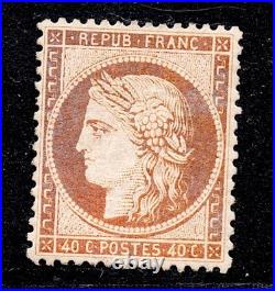 TIMBRE CERES No38 40C NEUF LUXE MNH cote 1000E / signe CALVES